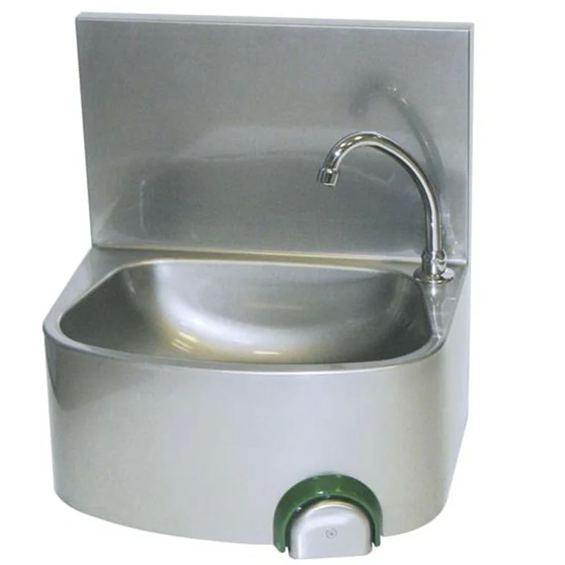 Lave-Mains Inox Monobloc Plié Commande Fémorale L2G Quantité Limitée