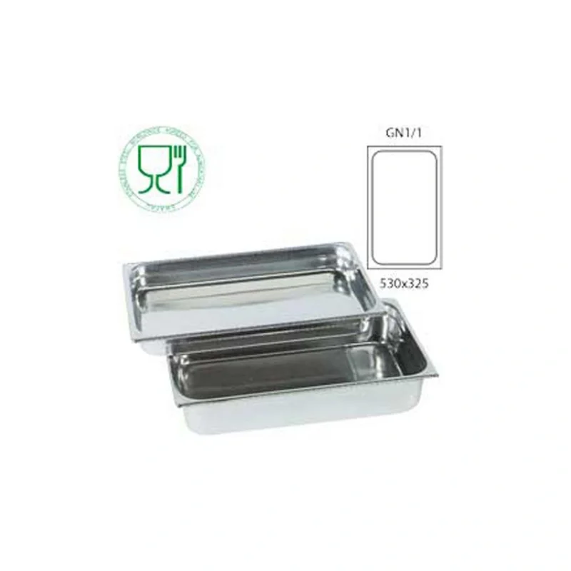 Promotion Saisonnière Bac Gastronorme Inox GN 1/1 Prof. 65 mm