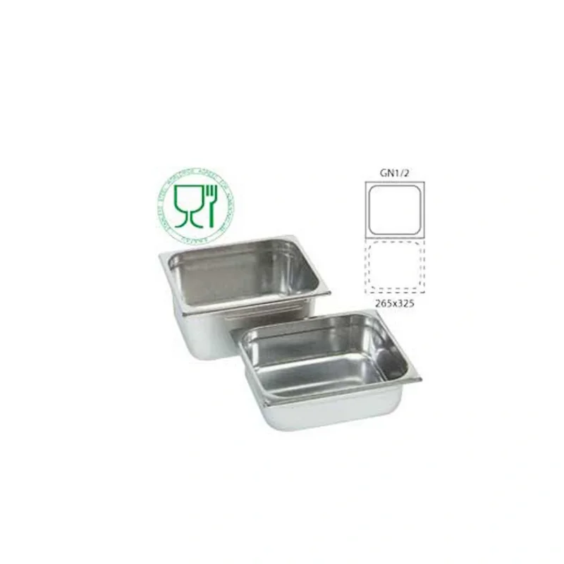 Bac Gastronorme Inox GN 1/2 Prof. 65 mm Nouveauté