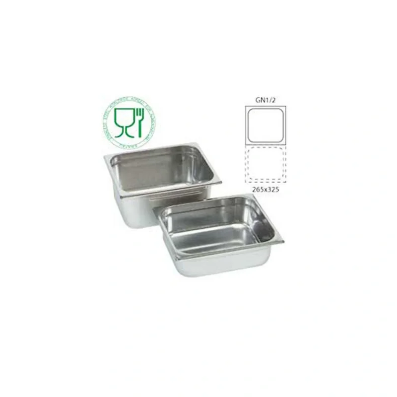 Quantité Limitée Bac Gastronorme Inox GN 1/2 Prof. 150 mm