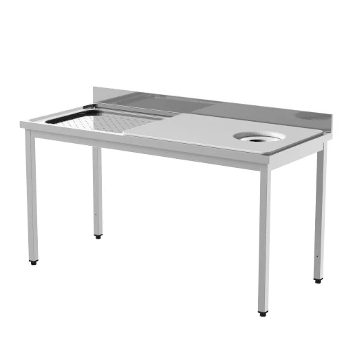 Table de tri et service viande-poisson 1200 x 700 x 850 mm Super Prix