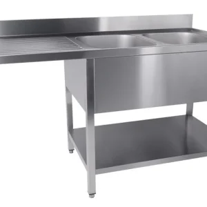 700 BLOC-ÉVIER ÉTAGÈRE LAVE-VAISSELLE DÉMONTABLE 2 À DROITE 1600 Soldes