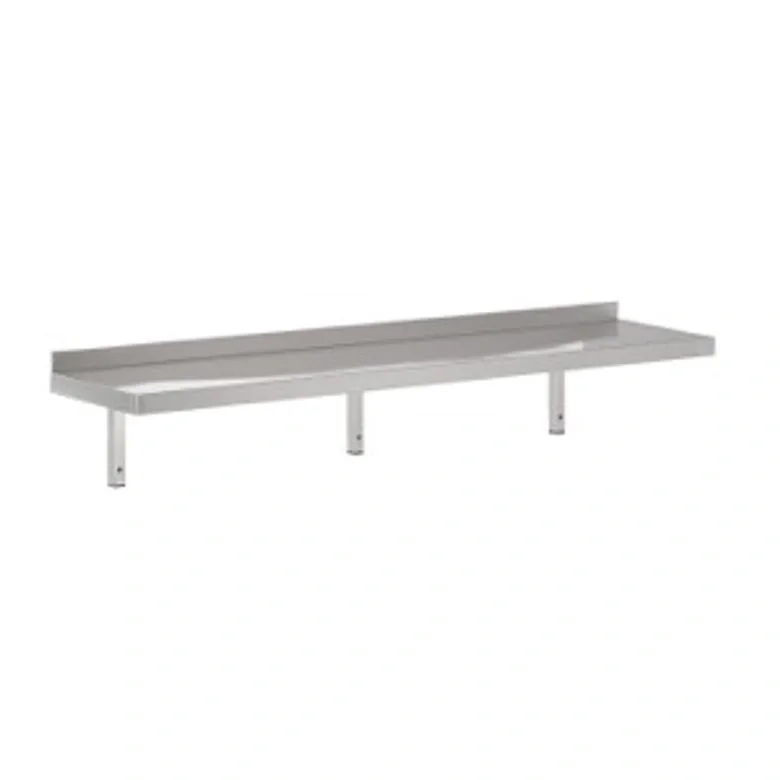 400 ÉTAGÈRE MURALES EN INOX 2000 INCL. CONSOLES Authentique