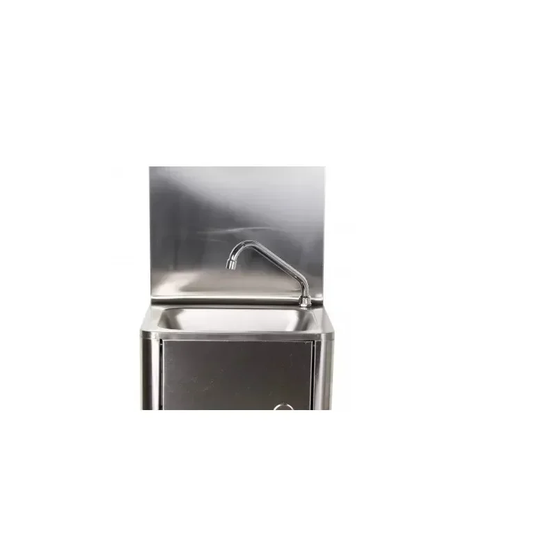 Prix Bas Lave-Mains Complet STAND 91 Dosseret en Acier Inox