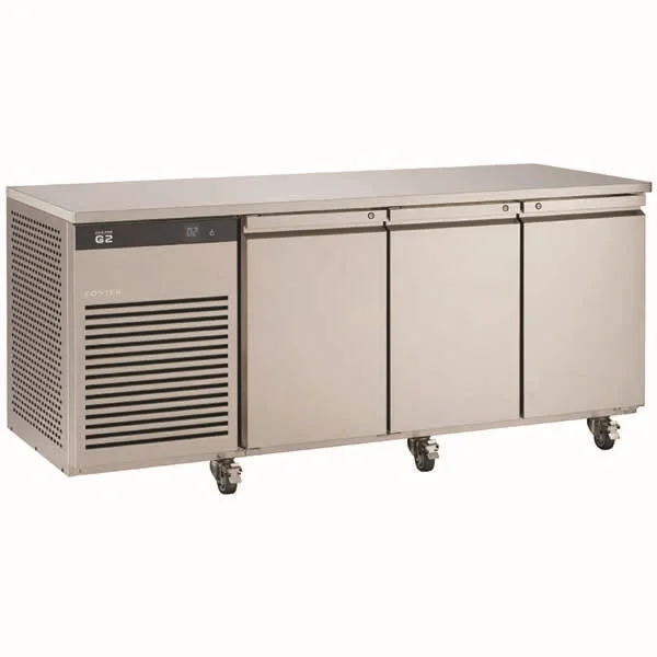 Meilleur Prix Comptoir réfrigéré positive inox 3 portes 435L