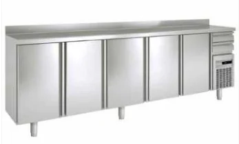 Achat Immédiat Meuble réfrigéré positif 5 portes pleines GN 1/1 avec dosseret