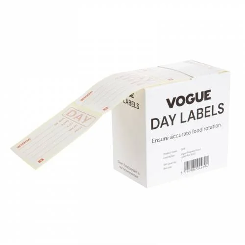 Bon Marché Etiquettes pour produits Préparés - Lot de 500 - Vogue