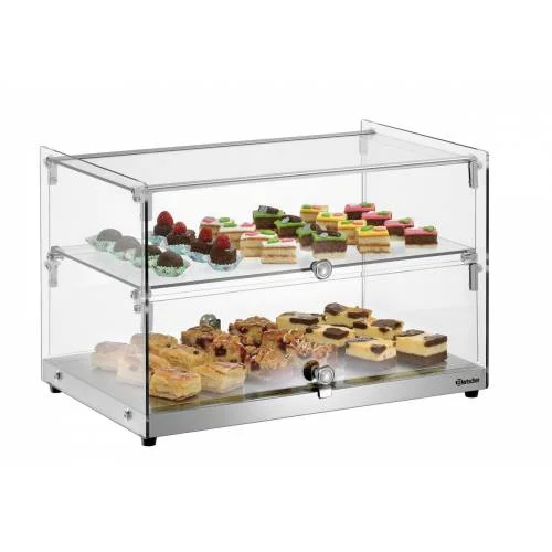 Vitrine buffet professionnelle - 2 niveaux - Bartscher Haute Qualité