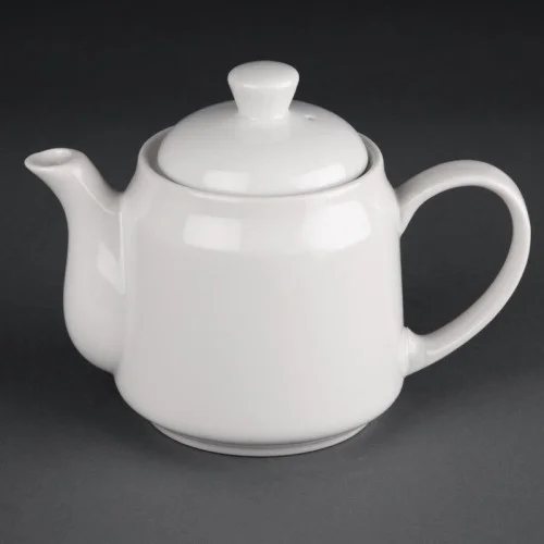 Théière ou Cafetière Olympia Athena en Porcelaine - 430 ml (Lot de 4) Nouveauté