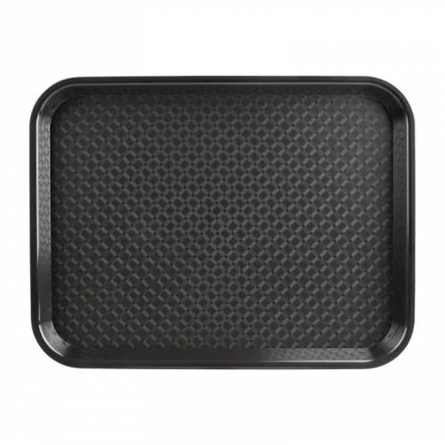 Plateau De Restauration Rapide En Plastique Noir – 450 X 350 Mm Jusqu’à Épuisement Des Stocks
