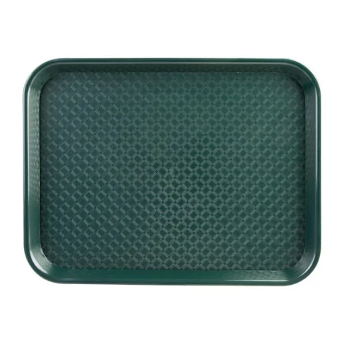Plateau Fast Food 450 x 350 mm - Vert - Olympia Kristallon Promotion Saisonnière