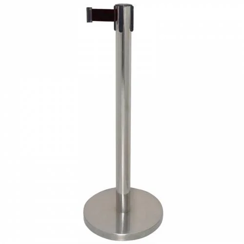 Barrière rétractable à sangle noire 3m - Bolero Prix Réduit