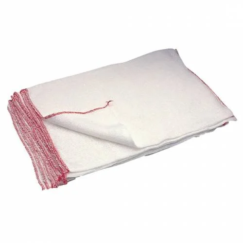 Lavettes blanches Jantex - Lot de 10, super absorbantes, réutilisables, code couleur, pro CHR Populaire