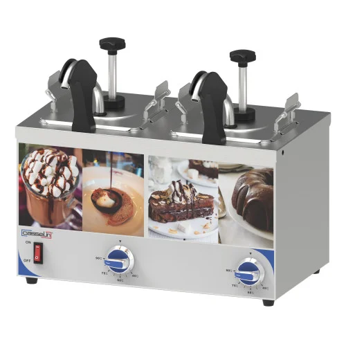 Must-Have Distributeur à sauce avec pompe et bec chauffant double