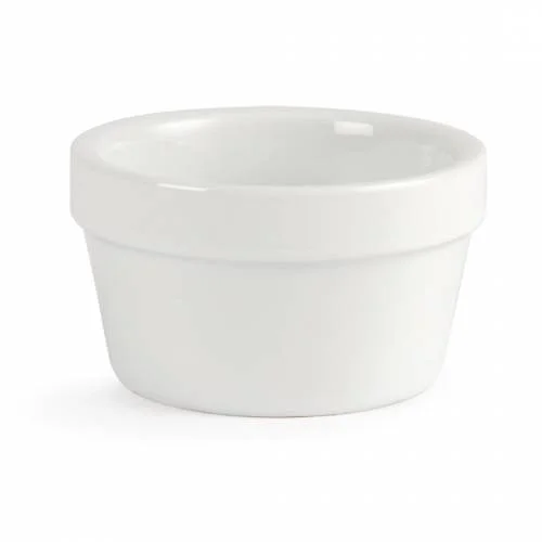 Ramequins En Porcelaine Blanche 95Mm Olympia – Lot De 6 (190Ml) Pas Cher