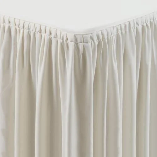 Offre Limitée Nappe et juponnage écrus - modèle froncé