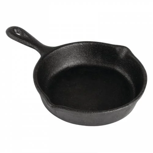 Vente Directe Mini poêle ronde en fonte 115 mm, service individuel du four à la table, idéale pour restaurants – Olympia