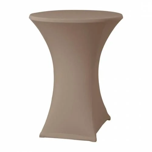 Housse de table extensible Samba taupe D2 Solde