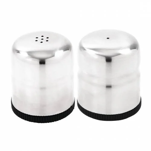 Prix Cassé Ensemble Mini Salière et Poivrière Inox Olympia - 50 ml