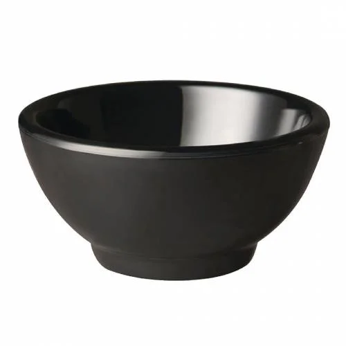 Bol rond en mélamine noir Ø90mm - APS Nouvelle Collection