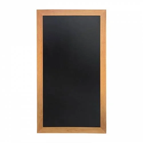 Vente Flash Ardoise Murale Longue En Teck 1200 x 560mm - Securit