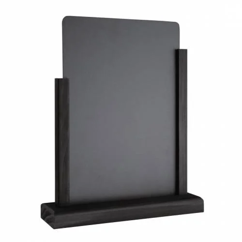 Ardoise de table élégante noire Olympia A4 297(H) x 210(L)mm Promotion Saisonnière