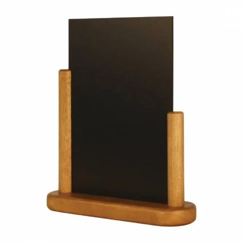 Produit De Marque Elégante ardoise de table Securit finition teck 280 x 200mm