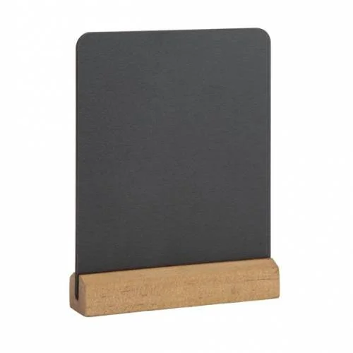 Lot de 4 Mini ardoises de table élégantes - 100(H) x 80(L)mm - Olympia Paiement Sécurisé