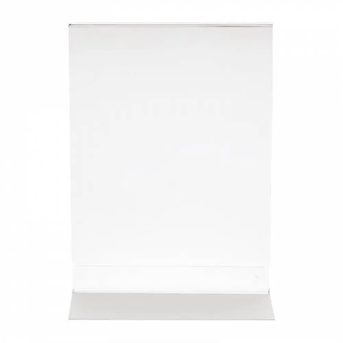 Protège-menus vertical en acrylique Olympia A5 Soldes