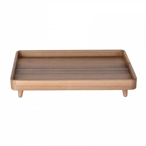Populaire Plateau de Buffet sur Pieds en Acacia Olympia - Format GN 1/1