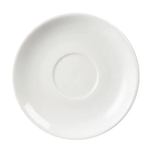 Livraison Gratuite Soucoupes Empilables En Porcelaine Blanche Olympia Whiteware (Lot De 12)