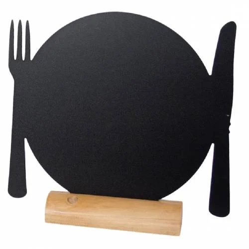 Silhouette de table assiette Securit Populaire