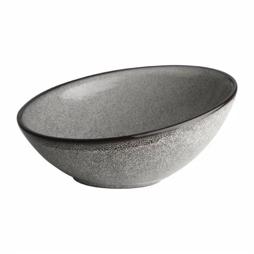 Lot de 4 Bols Inclinés en Porcelaine 215 mm - Olympia Mineral Achat Immédiat