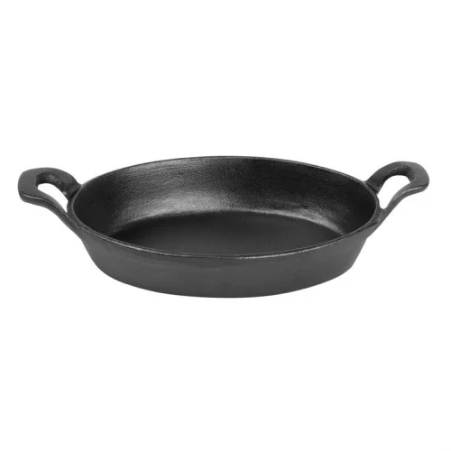 Commander Vite Plat à oreilles ovale en fonte Olympia - 220 x 150 mm