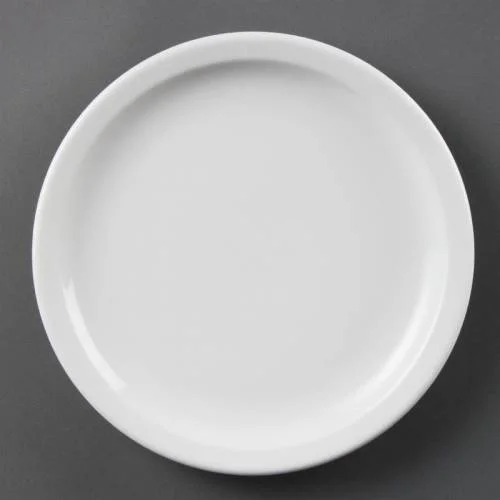 Assiettes à bord étroit blanches Olympia 180 mm Nouveauté
