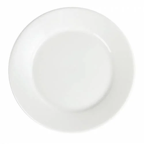 Assiettes à bord large blanches Olympia 230mm Offre Limitée