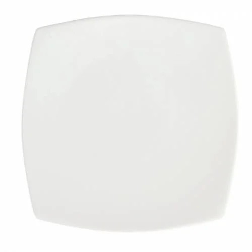 Assiettes carrées bords arrondis blanches Olympia 240mm Must-Have
