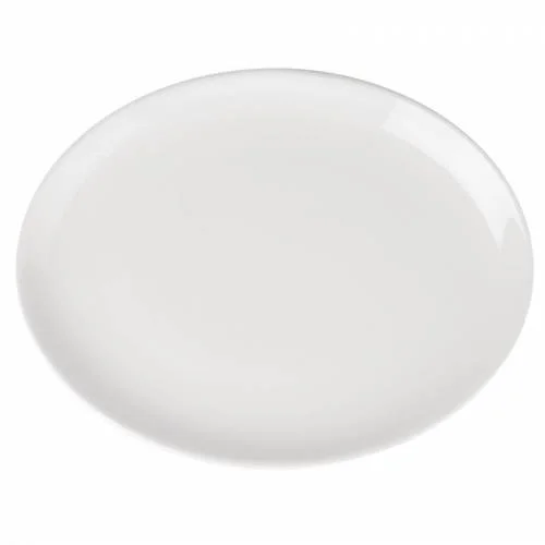 Assiettes Ovales En Porcelaine Blanche Olympia Athena – Lot De 12 Petit Prix