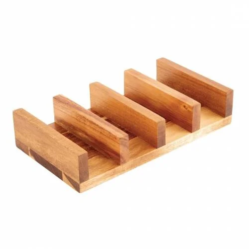 Présentoir à Sandwichs en Acacia - 40 x 150 mm - Olympia Certifié