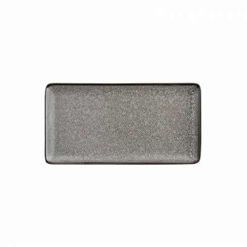 Meilleur Prix Assiette rectangulaire Olympia Mineral 228mm lot de 6 en porcelaine aspect pierre grise pour restaurant et buffet