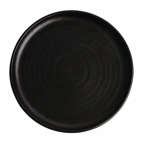Assiettes plates noir mat Olympia Canvas 26,5 cm Produit De Marque