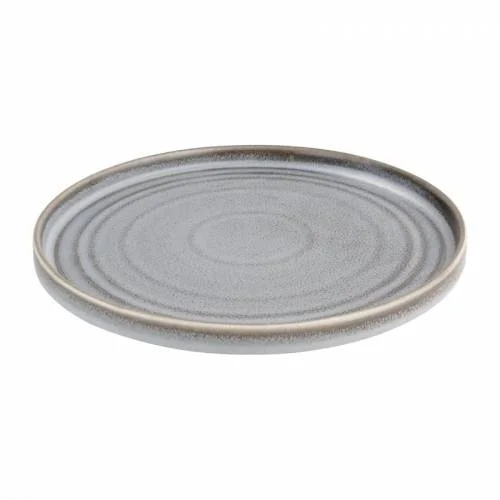 Assiettes plates rondes Olympia Cavolo anthracite 270mm (lot de 4) Meilleure Vente
