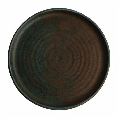 Assiettes plates vert bronze Olympia Canvas 26,5 cm Prix Réduit