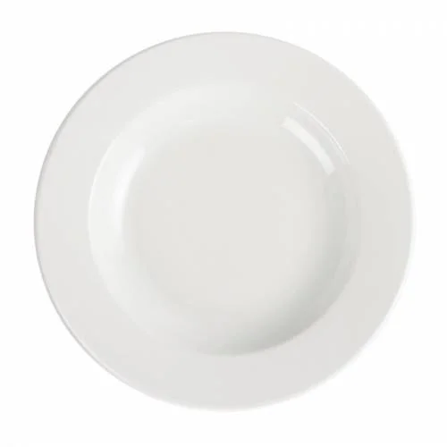 Lot de 6 Assiette Creuse Blanche Ø270 mm - Olympia Dernière Chance