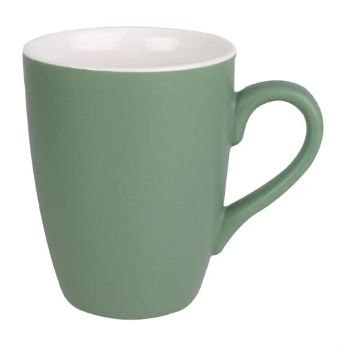 Prix Réduit Mug Pastel Mat en Porcelaine Olympia Vert - 320 ml (Lot de 6)