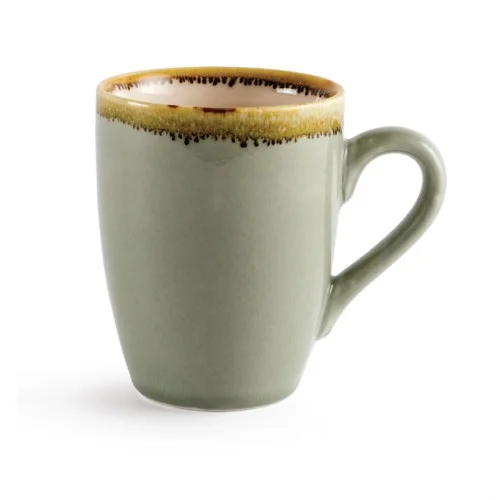 Mugs en Porcelaine Olympia Kiln Couleur Mousse – 340 ml (Lot de 6) Promotion Saisonnière
