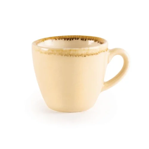 Usine Directe Tasse à expresso couleur sable Kiln Olympia 85ml - Lot de 6