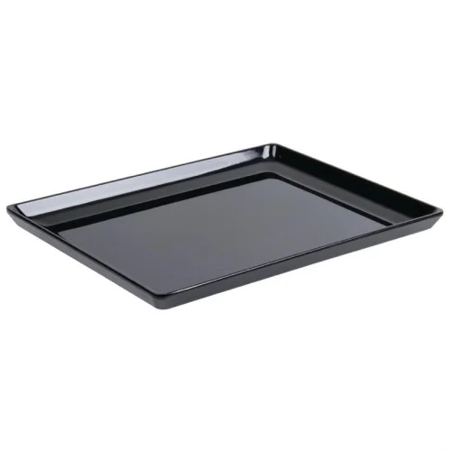 Plateau GN1/1 en mélamine - 530x325mm - APS Pure Noire Commander Maintenant