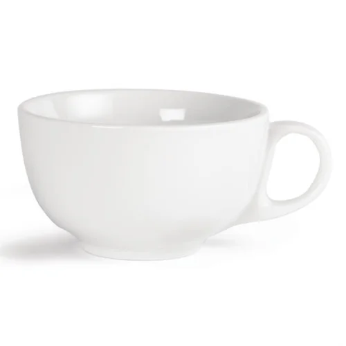 Populaire Tasses À Cappuccino En Porcelaine Blanche Olympia – 425 Ml (Lot De 12)