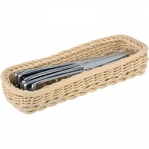 Vente Flash Paniers à Couverts Rectangulaire - Rotin Polypropylène